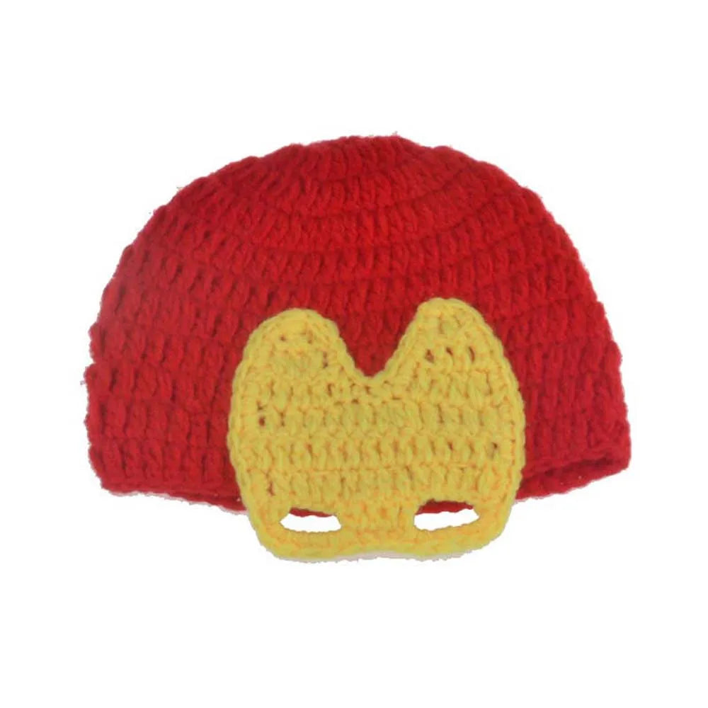 Latest Crochet Newborn Iron man Photography Props