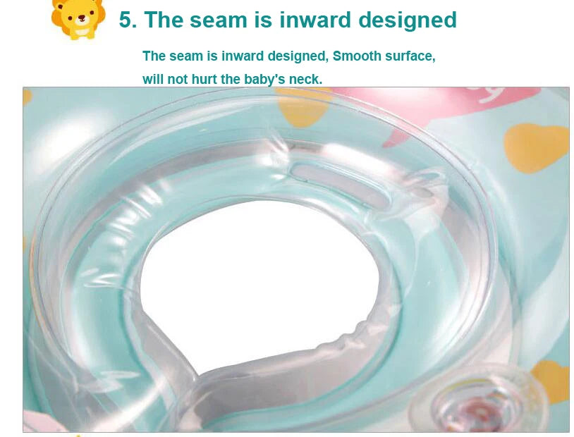4-18M Baby Swimming Neck Float Ring Inflatable