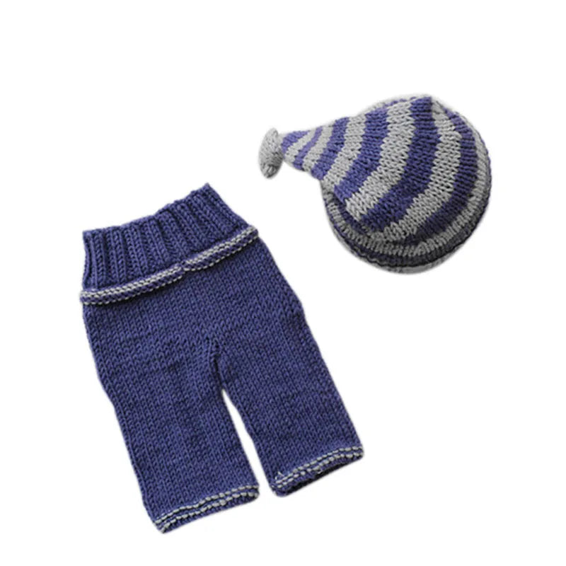 Newborn Baby Knit Crochet Hat Costume Photo Photography Prop Outfits