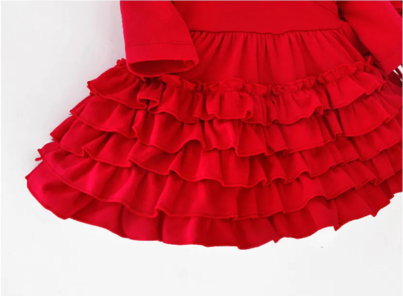 Newborn Baby Girl Clothes Winter Spring Princess Cotton Dress