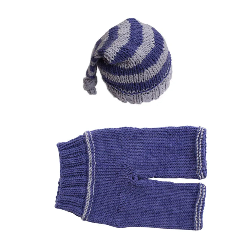 Newborn Baby Knit Crochet Hat Costume Photo Photography Prop Outfits