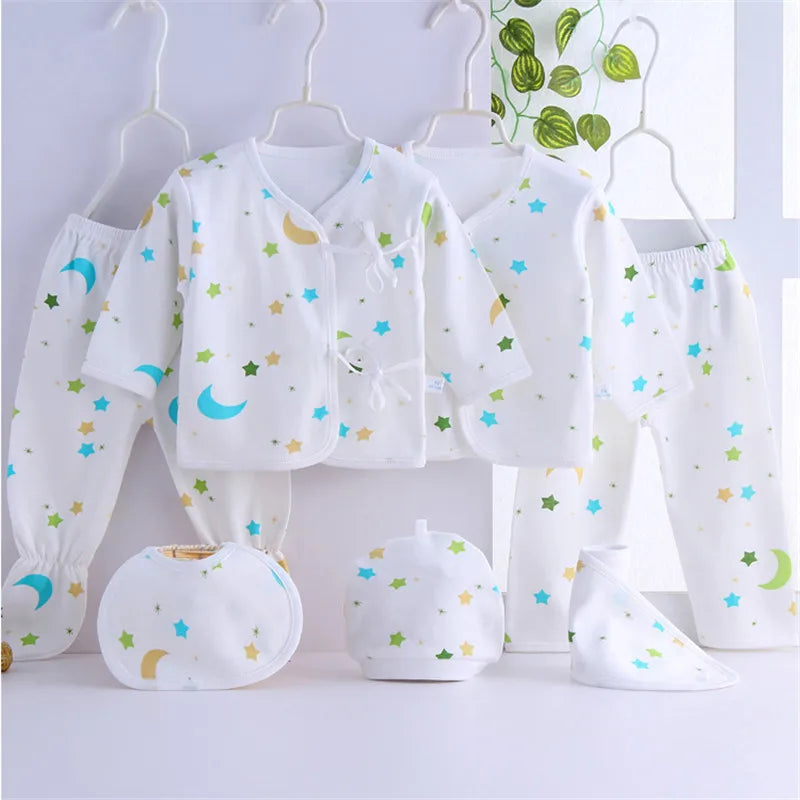 24 Colors 7 Pieces/Set Newborn Baby Clothing Sets Gift For 0-3M