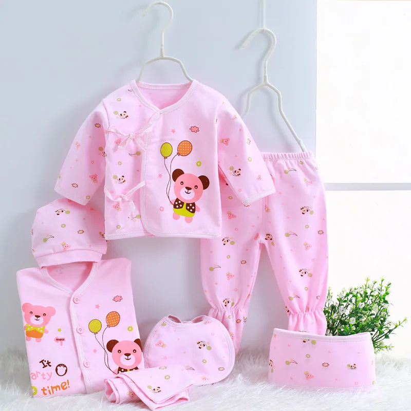 Newborn infant cotton Cartoon underwear Gift Set (5pcs/set) (7pcs/set)