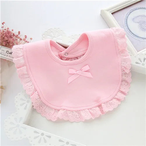 0-24Month Baby Bibs For Girls Boys 100% Cotton Gentleman Style Burp Cloth