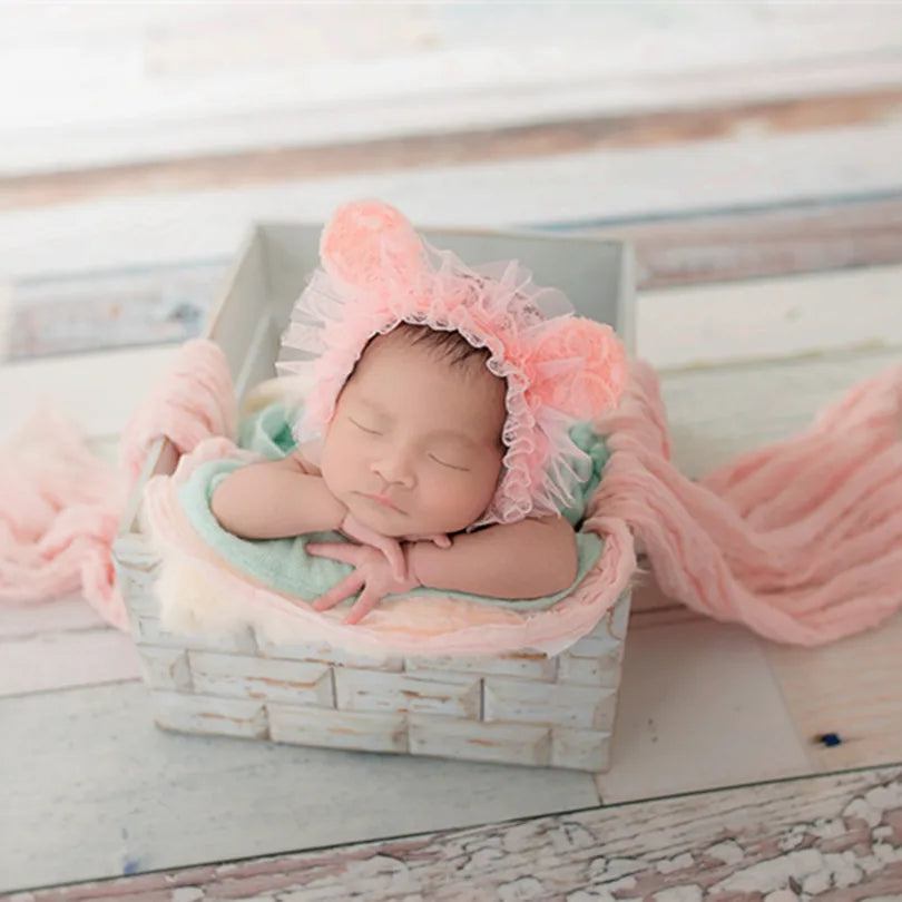 Mohair Monkey Hat Newborn Baby Bonnet Props