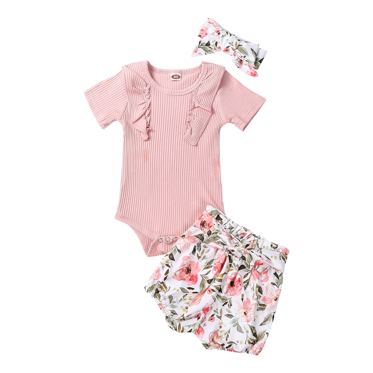 Summer Newborn Baby Girls Clothes Letter Bodysuit