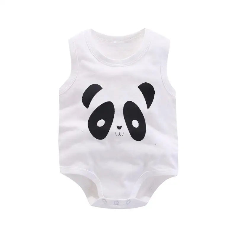 Newborn Baby Sleeveless Bodysuit Summer Clothes