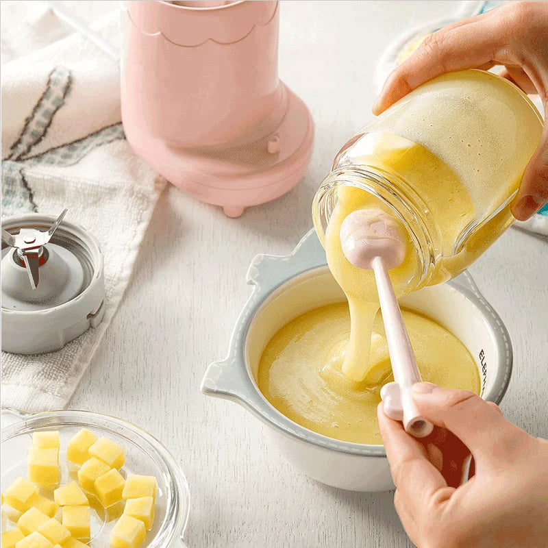 220V Home Appliances Food Supplement Baby Food Blender Electric Baby Food Grinder Dry Grinding Machine With 3 Cups And 3 Knives