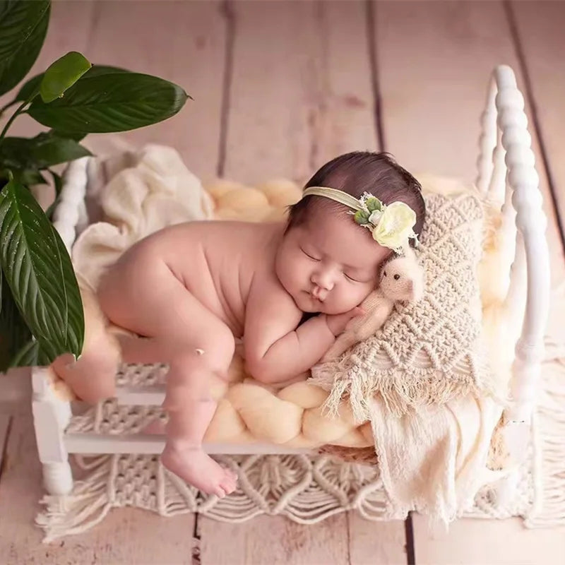 New style handwoven cotton pillow prop