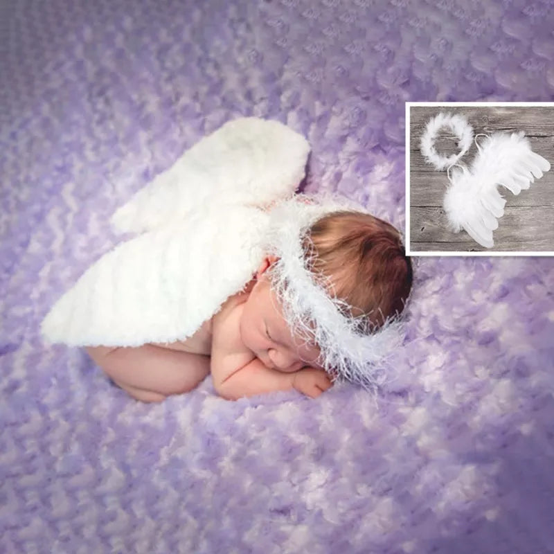 Baby Angel Wing with Headband Photo Shooting Accessories