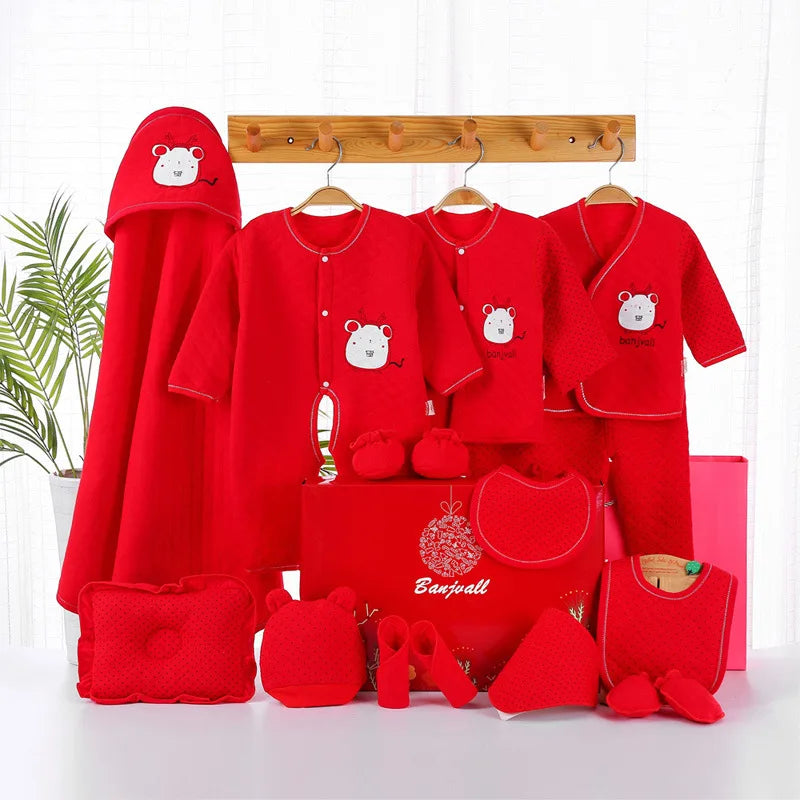 New Arrival Newborn Warm Clothes Cotton Suit Baby Gift