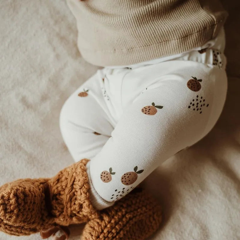 0-36M Baby Clothing Set Organic Cotton Baby Clothes Fruit Print Pajamas