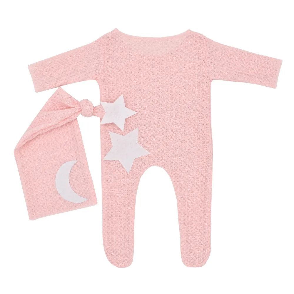 Moon Stars Newborn Photography Props Babies Accessories