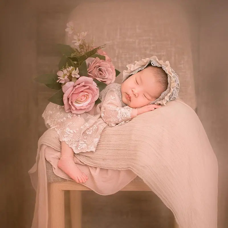 2Pcs/Set Baby Hat+Romper Newborn Photography Props