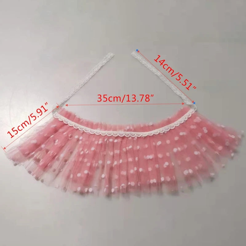 2 Pcs Newborn Photography Props Short Skirts+Headwear Crown Set