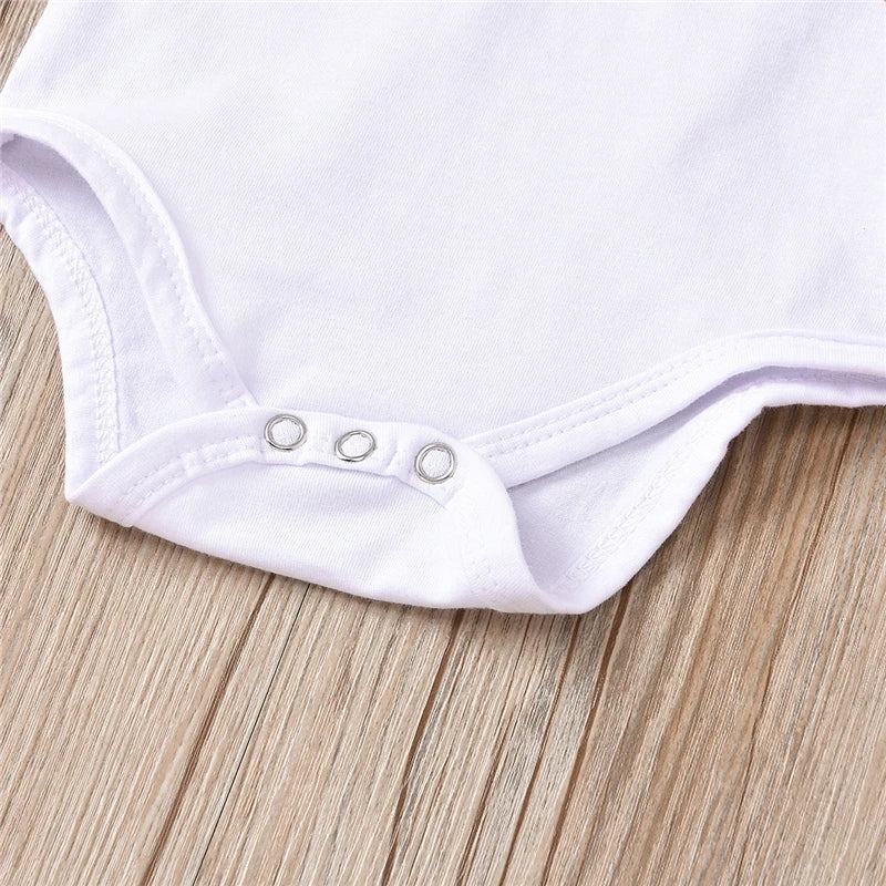 Summer Newborn Baby Girls Clothes Letter Bodysuit