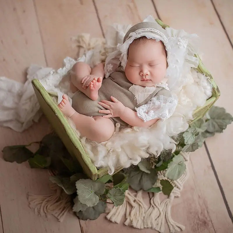 2Pcs/Set Baby Hat+Romper Newborn Photography Props