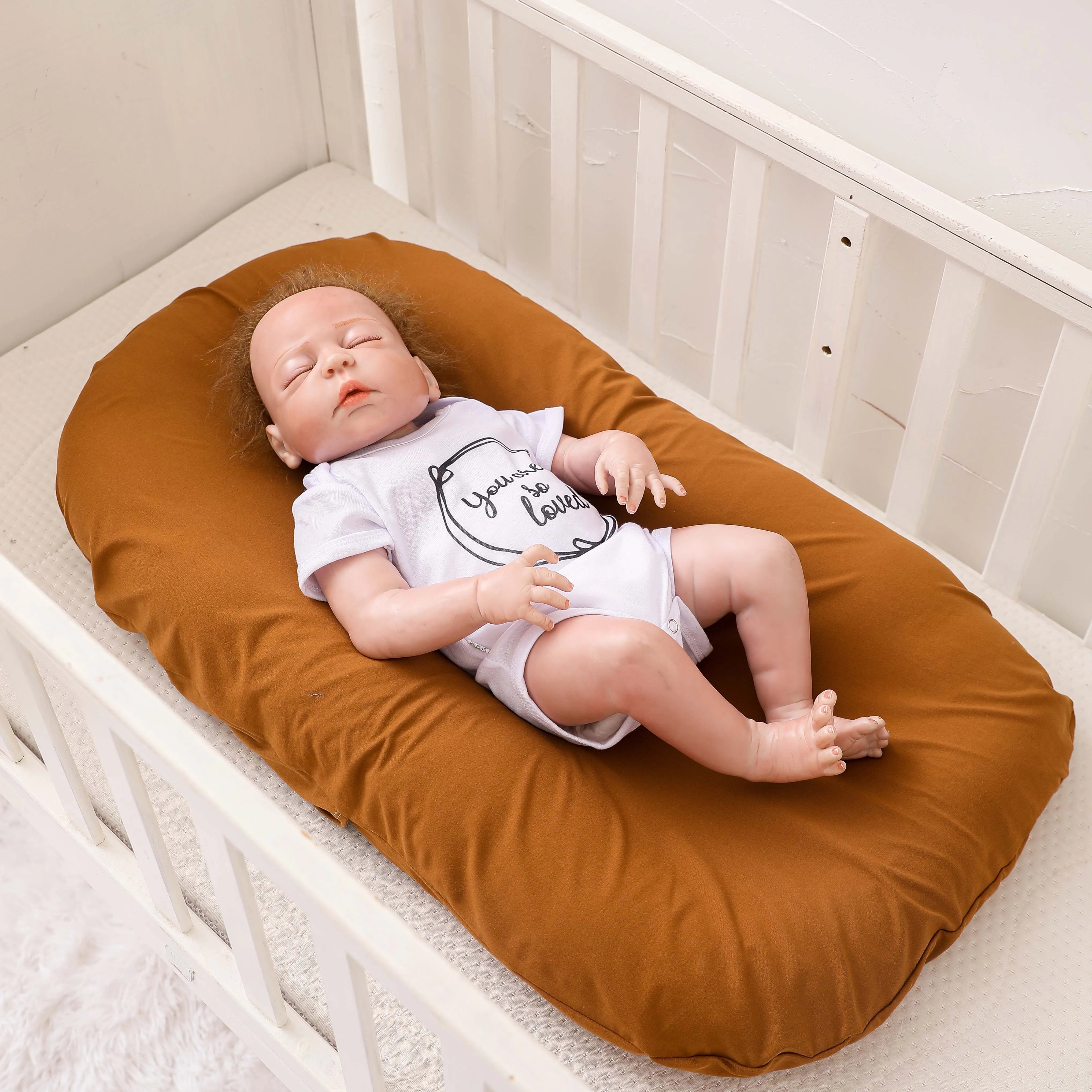 Baby Cotton Baby Crib Nest Bed Portable Infant Cradle Cot