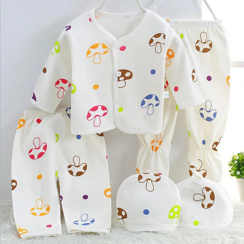 Newborn Cotton Underwear Sets Gift Sets 5 pcs/set 6 colors