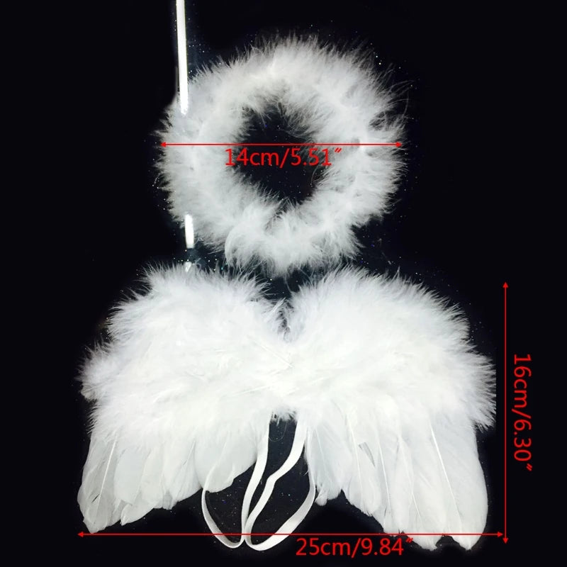 Baby Angel Wing with Headband Photo Shooting Accessories