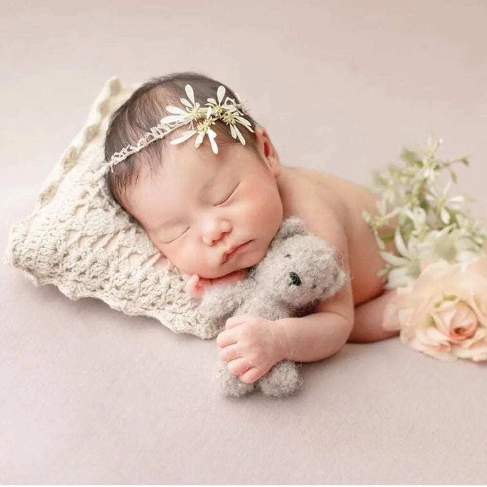 Newborn Photography Props Hollow Lace Blanket Photography Props