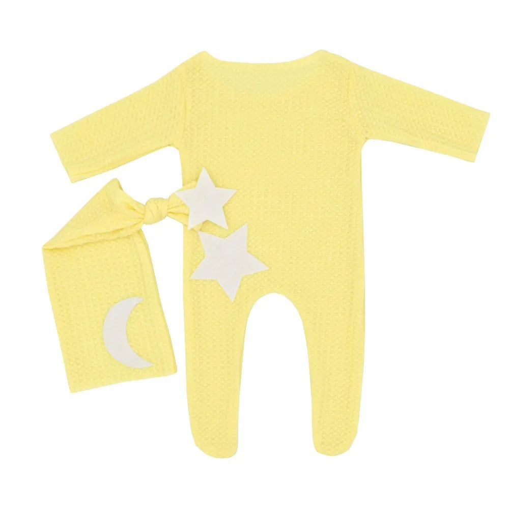 Moon Stars Newborn Photography Props Babies Accessories
