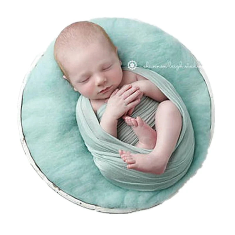 Newborn Wool Felt Baby Soft Cushion Blanket Photo Props