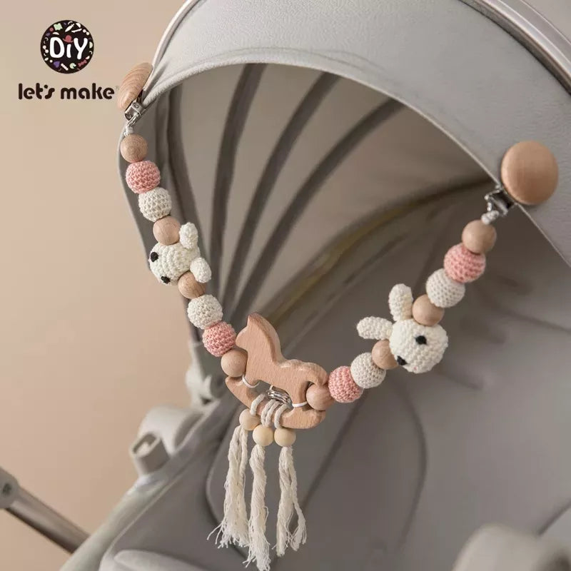 Baby Bed Hanging Rattles Toy Make Noise Elephant Shape