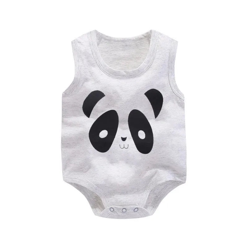 Newborn Baby Sleeveless Bodysuit Summer Clothes