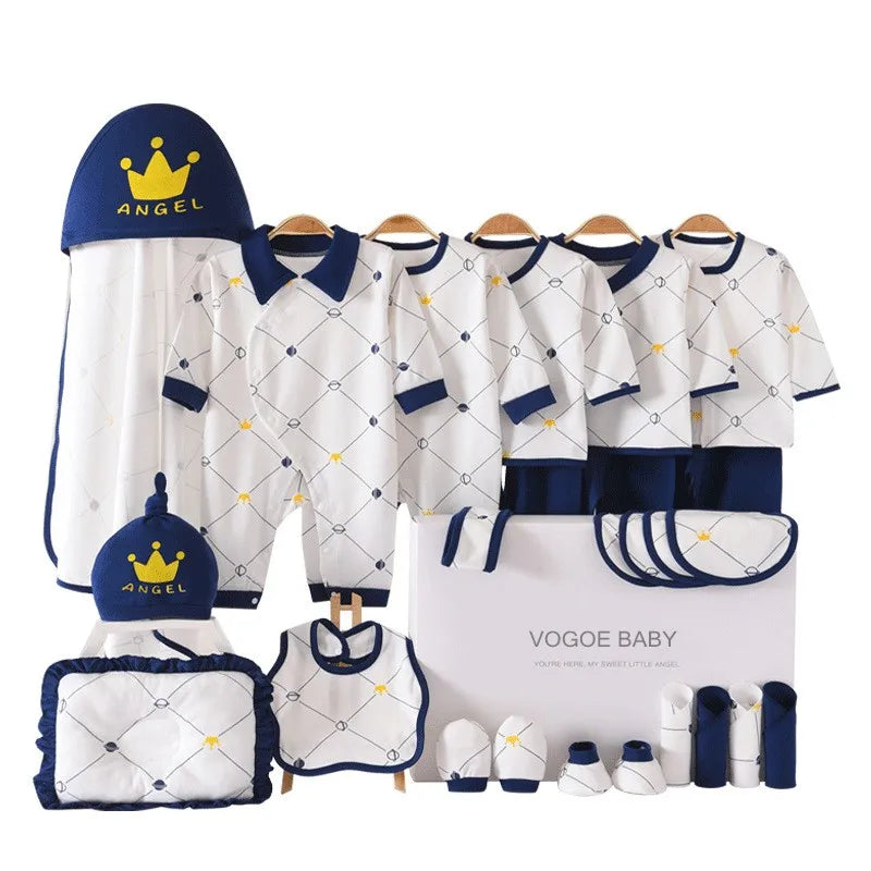 19/23/25 PCS Newborn Baby Gift Pure Cotton Baby Set 0-12 Months No Box
