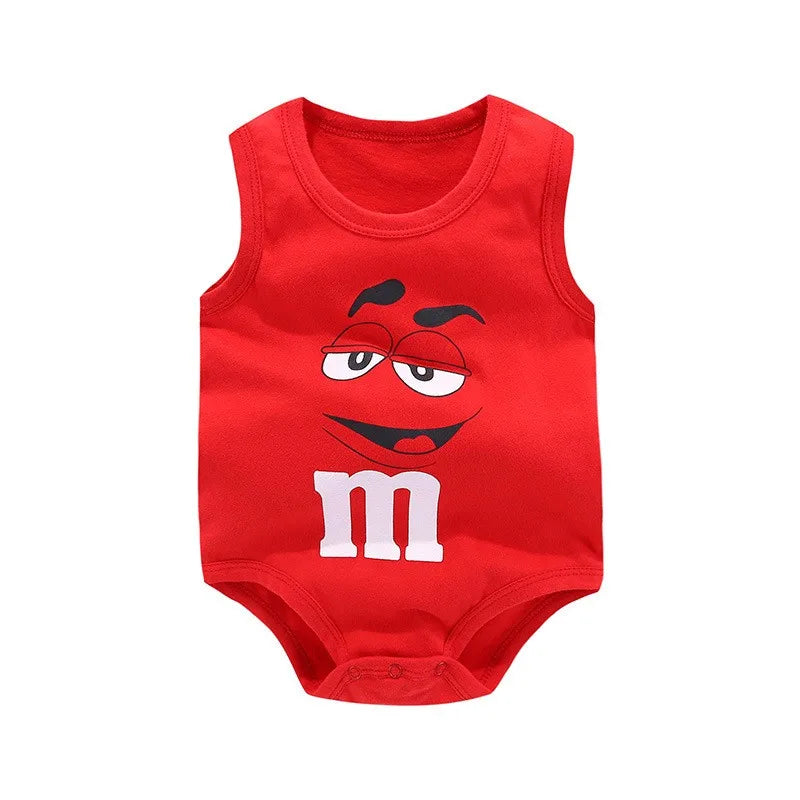 Newborn Baby Sleeveless Bodysuit Summer Clothes