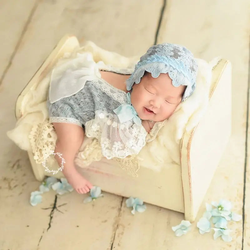 2Pcs/Set Baby Hat+Romper Newborn Photography Props