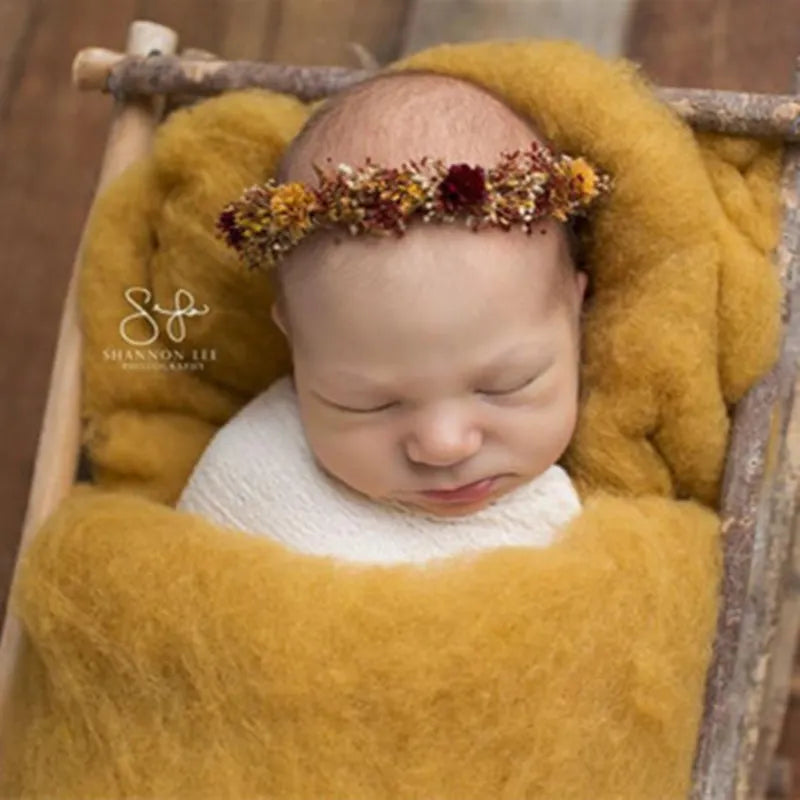 Newborn Wool Felt Baby Soft Cushion Blanket Photo Props