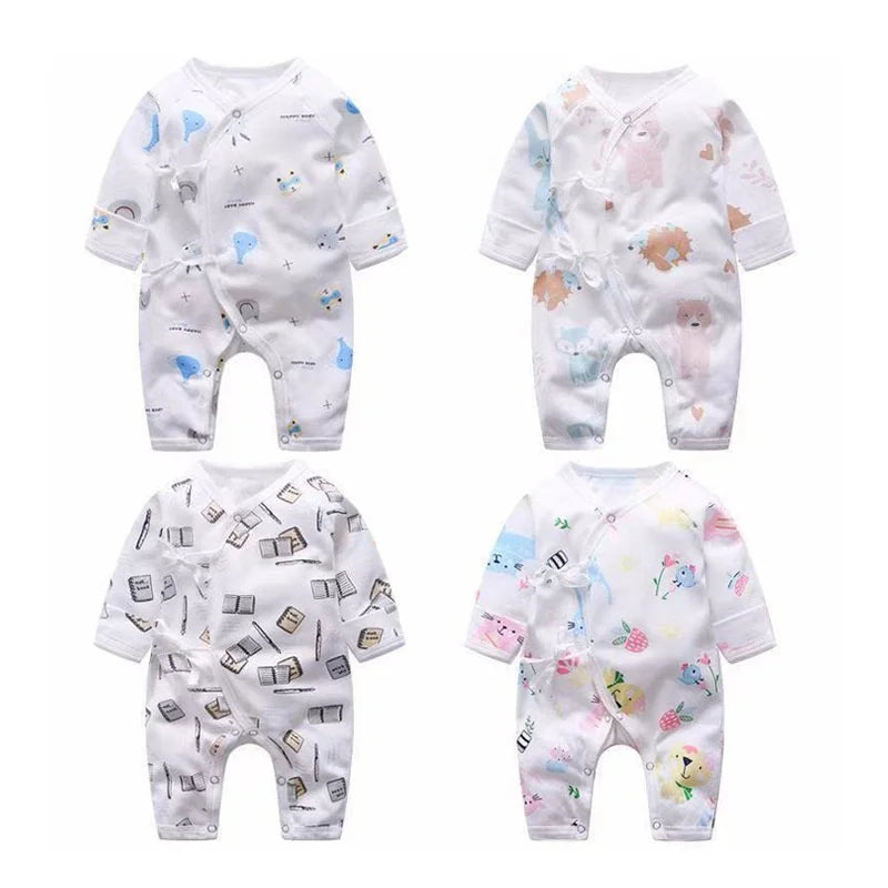 Baby Clothes V-Neck Sleepwear Newborn Cotton Baby Clothing