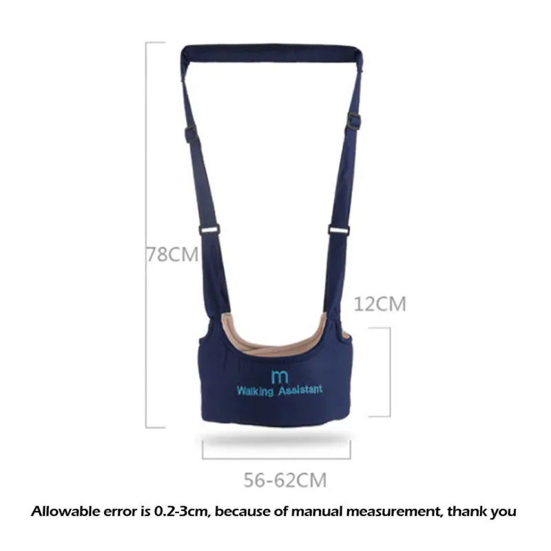 8-18 Months Baby Dual-use Walker Breathable Cotton Belted Toddler With Children's Traction Belt To Protect Children's Safety