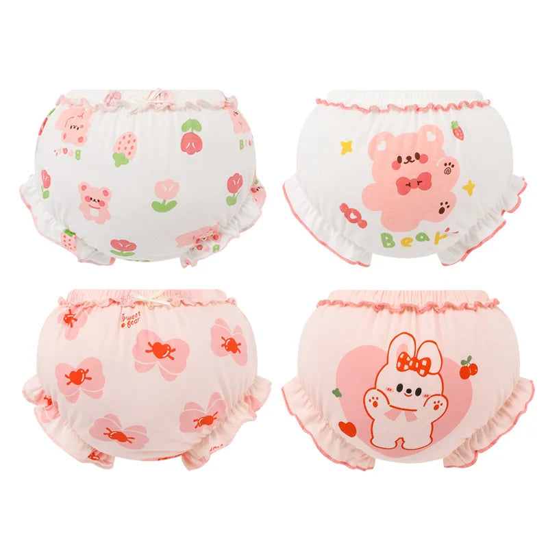 3 Piece/Lot Kids 100%Cotton Panties Baby Infant