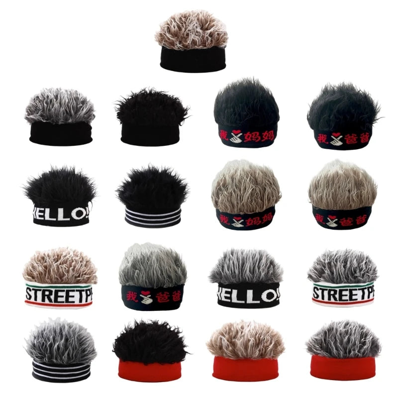Winter Outdoor Baby Hat Perm Cap Hip Hop Street Dance Hat