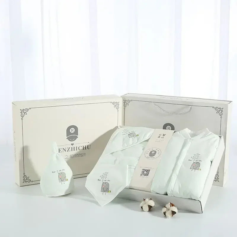 Luxury Newborn Cotton Outfits Set Baby Winter Coats Gift Box 0-6 Months