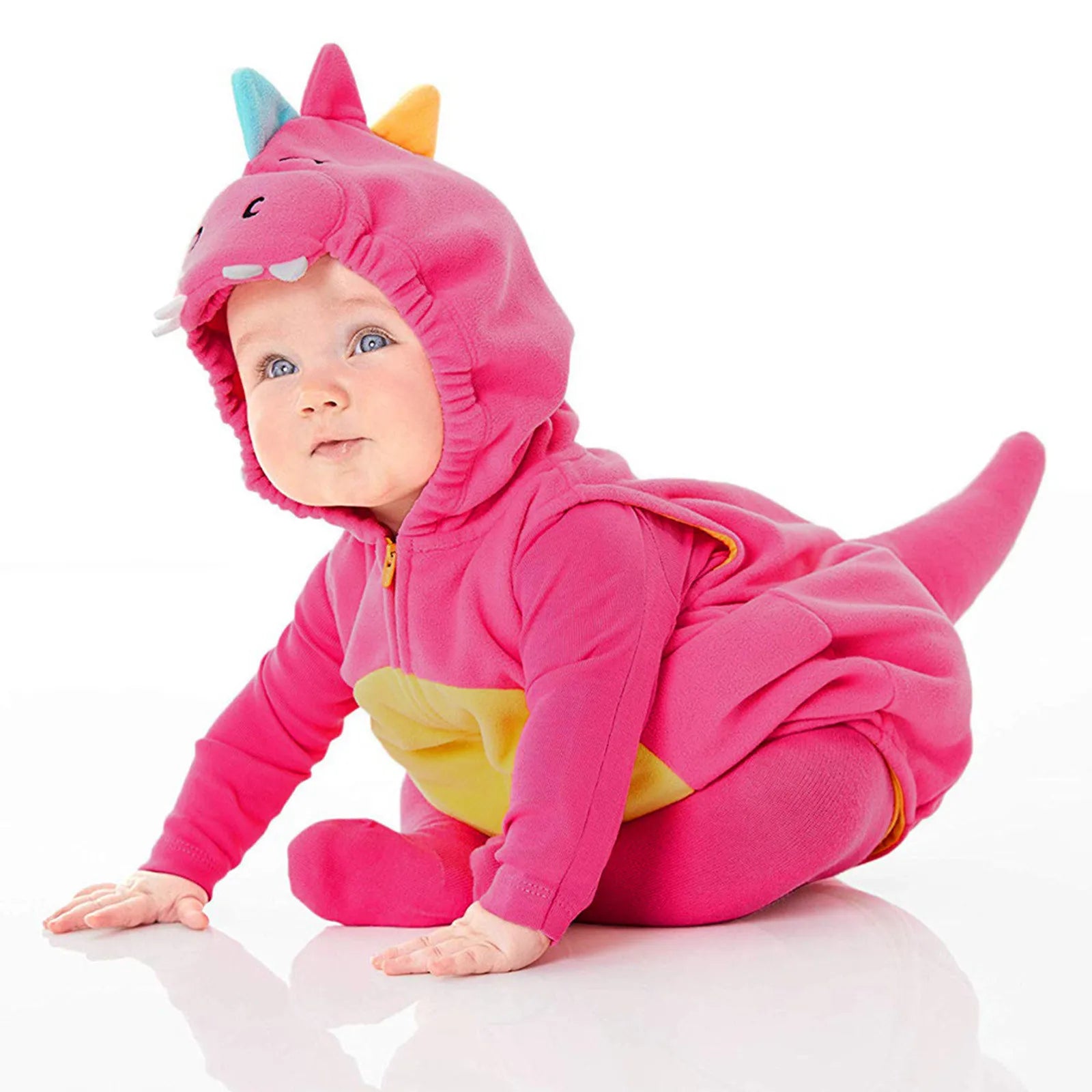 Infant Baby Cartoon Dinosaur Fleece Cosplay Costome