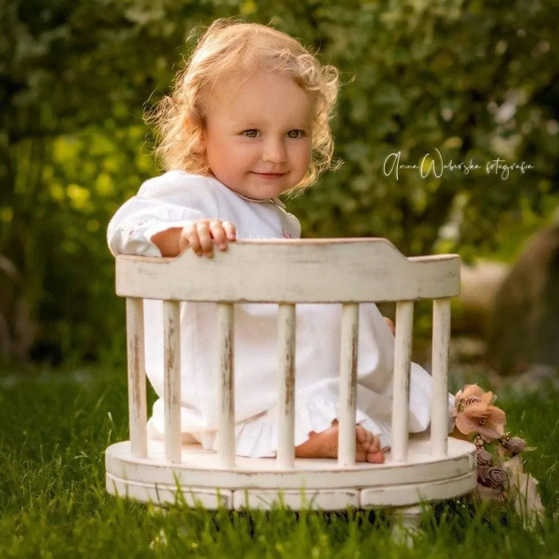 Newborn Photography Props Wooden Chair Old-fashioned Chair