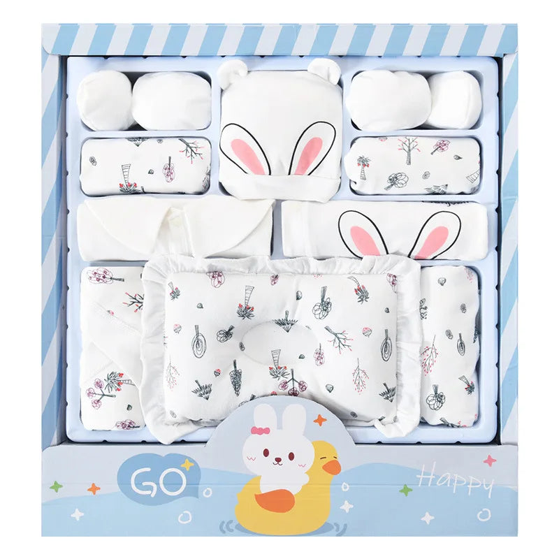 24 Pieces Newborn Baby Bodysuits Gifts Set Layette Set 0-6 Months