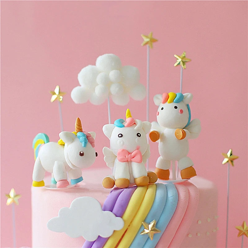Pink White Rose 1 Year Old Crown Princess Birthday Party Props