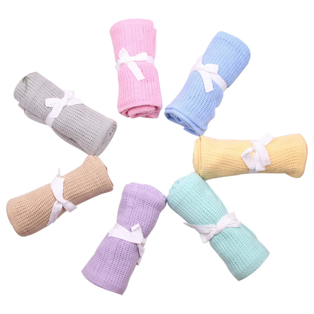 Baby Blanket Cotton Infant Wrap Bath Towel Stroller Cover