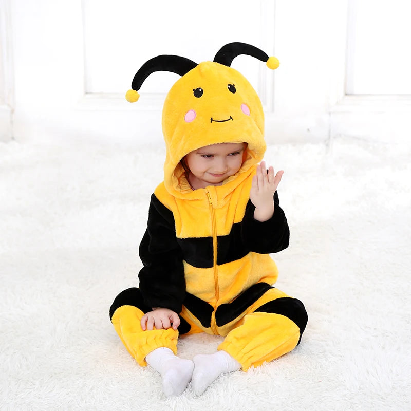 Animal Bee Newborn Baby Cosplay Costume Playsuit