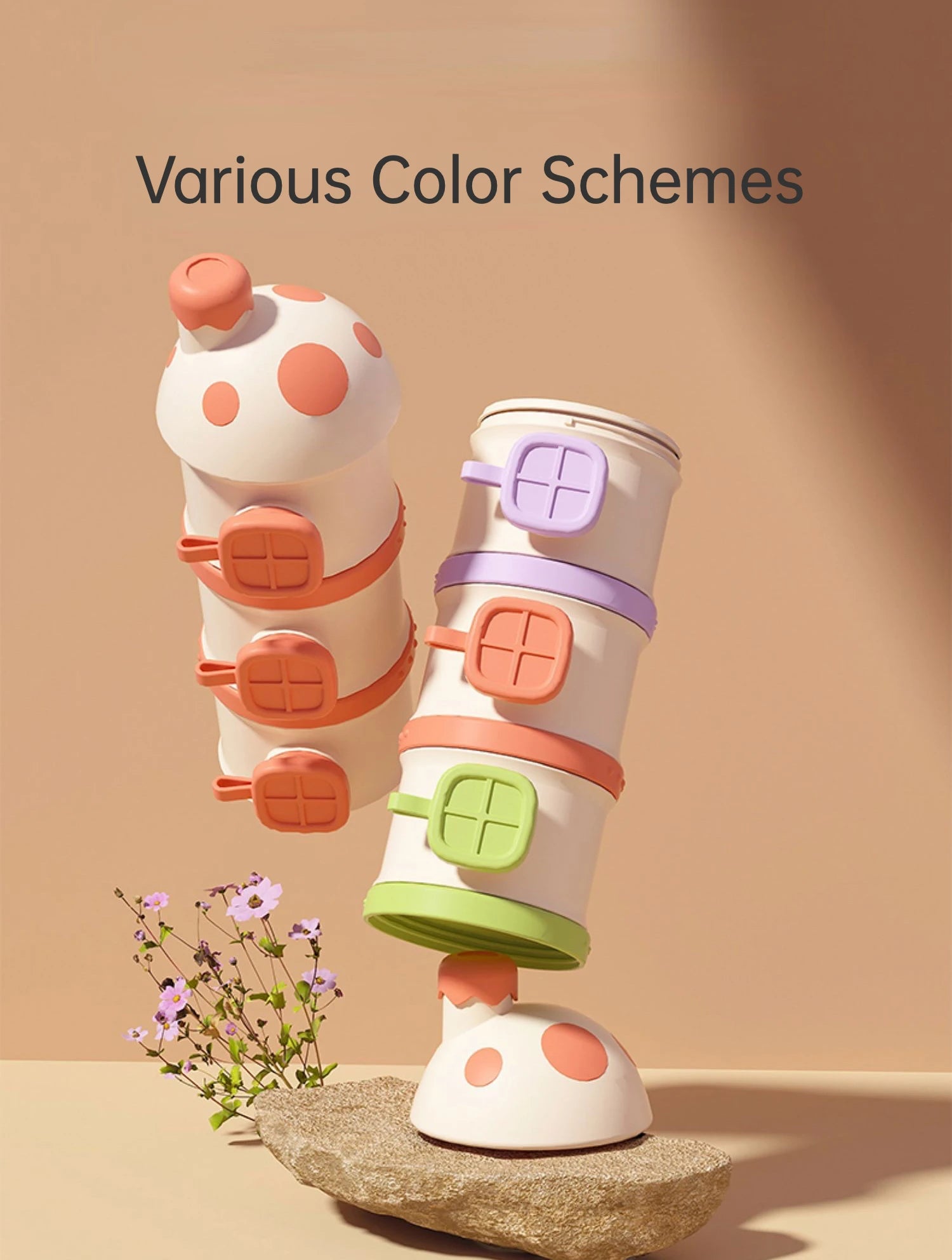 Baby Milk Powder Dispenser Box Snack Container
