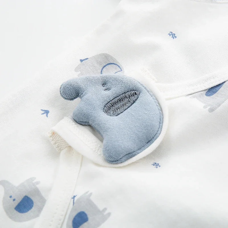 Newborn Baby Pure Cotton Boneless Monk Clothing 0-3months