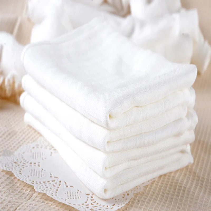 5pcs/lot 100% Cotton Baby Gauze Diapers For Newborn Baby Nappy Changing 60 x 50cm Washable Soft Baby Towels