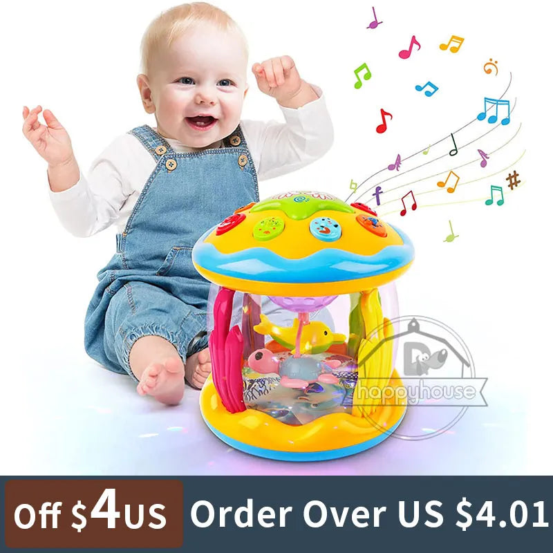 Baby Toys 6 0 12 Months Musical Toy Babies Ocean Rotary Projector