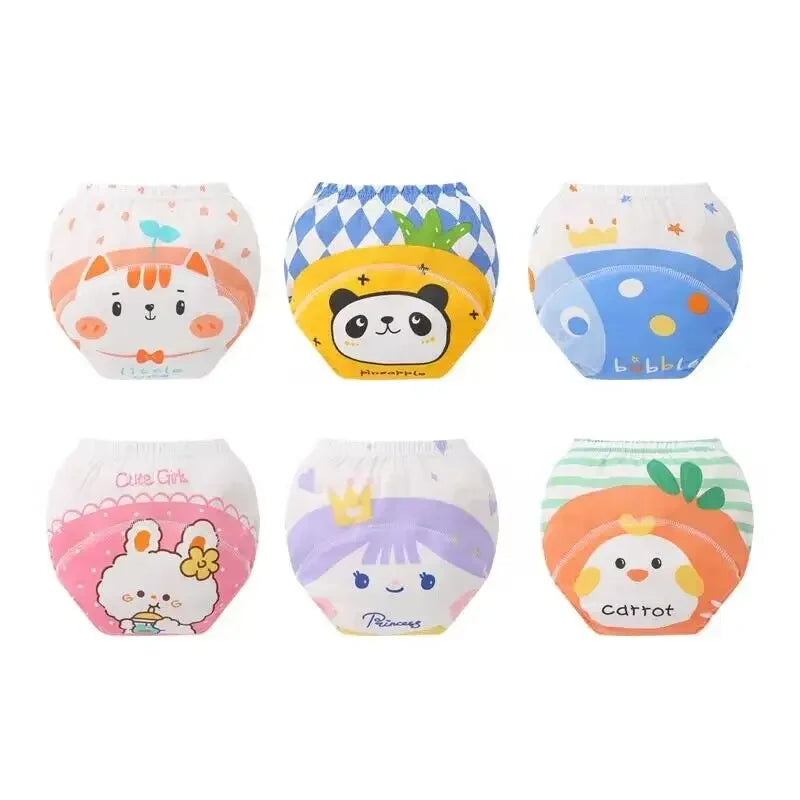 3PC Waterproof Reusable Cotton Baby Training Pants