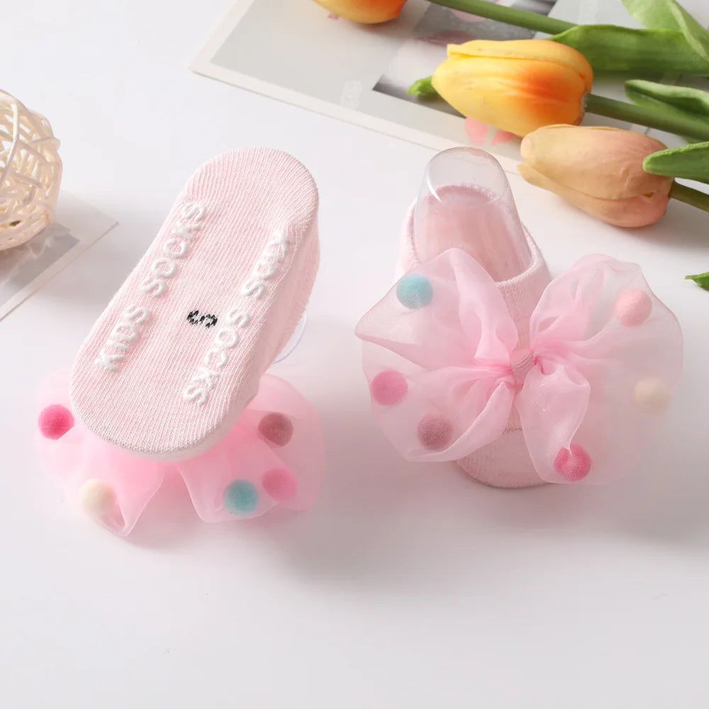 Pink Baby Lace Infant Socks Accesories